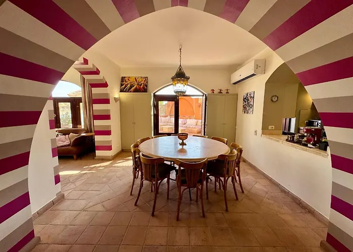 Nubian Lagoonfront - 4br, 9 Guests فيلة